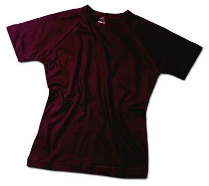 maglietta taglio aderente T-shirt maniche raglan